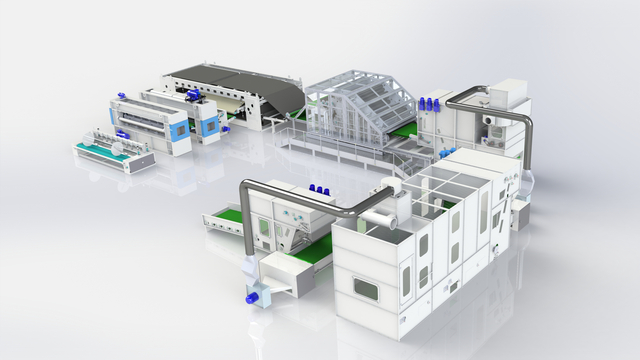 Fiberglass Needle-punched Felt Production Line
